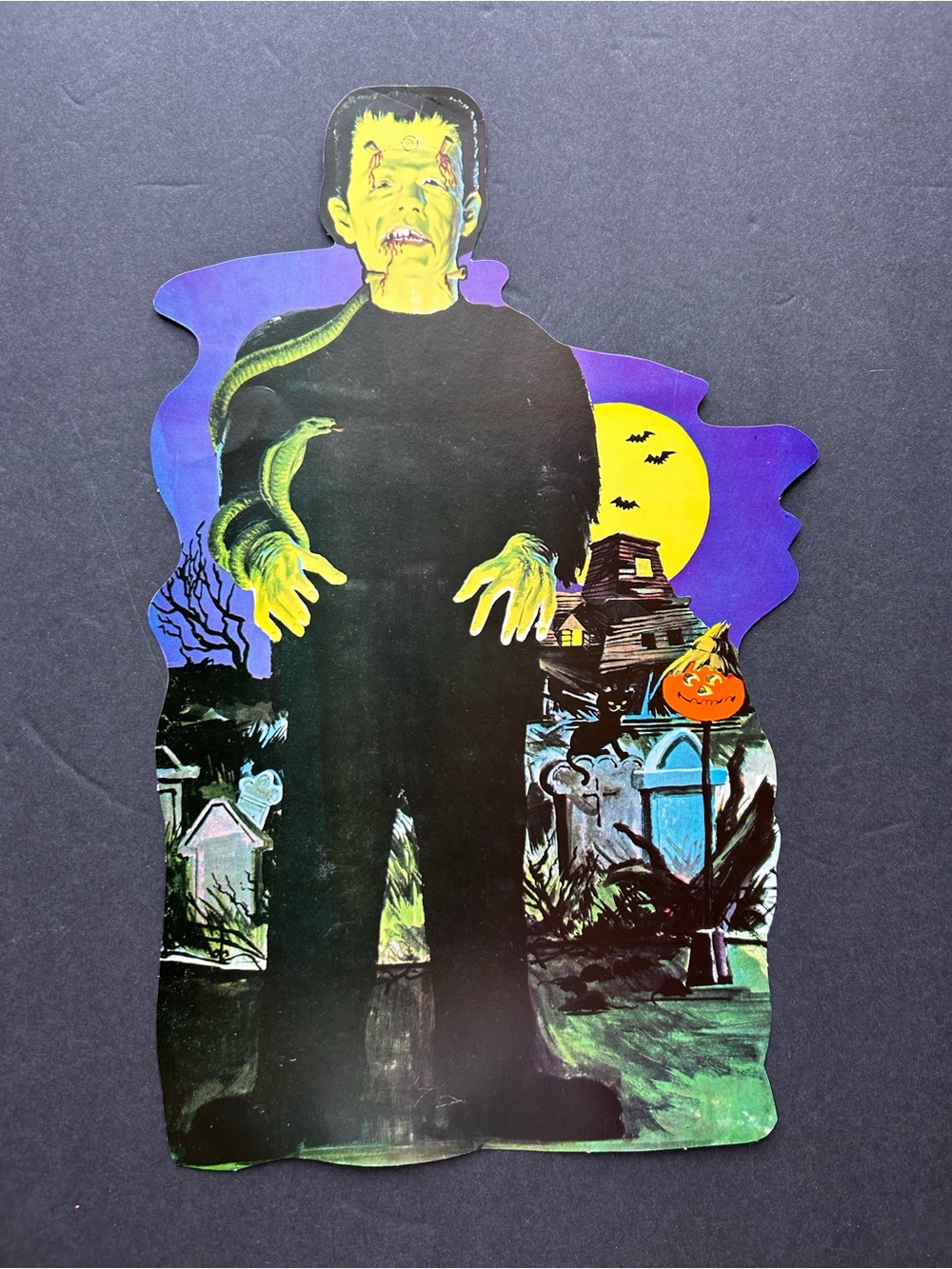 Vintage Halloween Beistle Frankenstein Die Cut